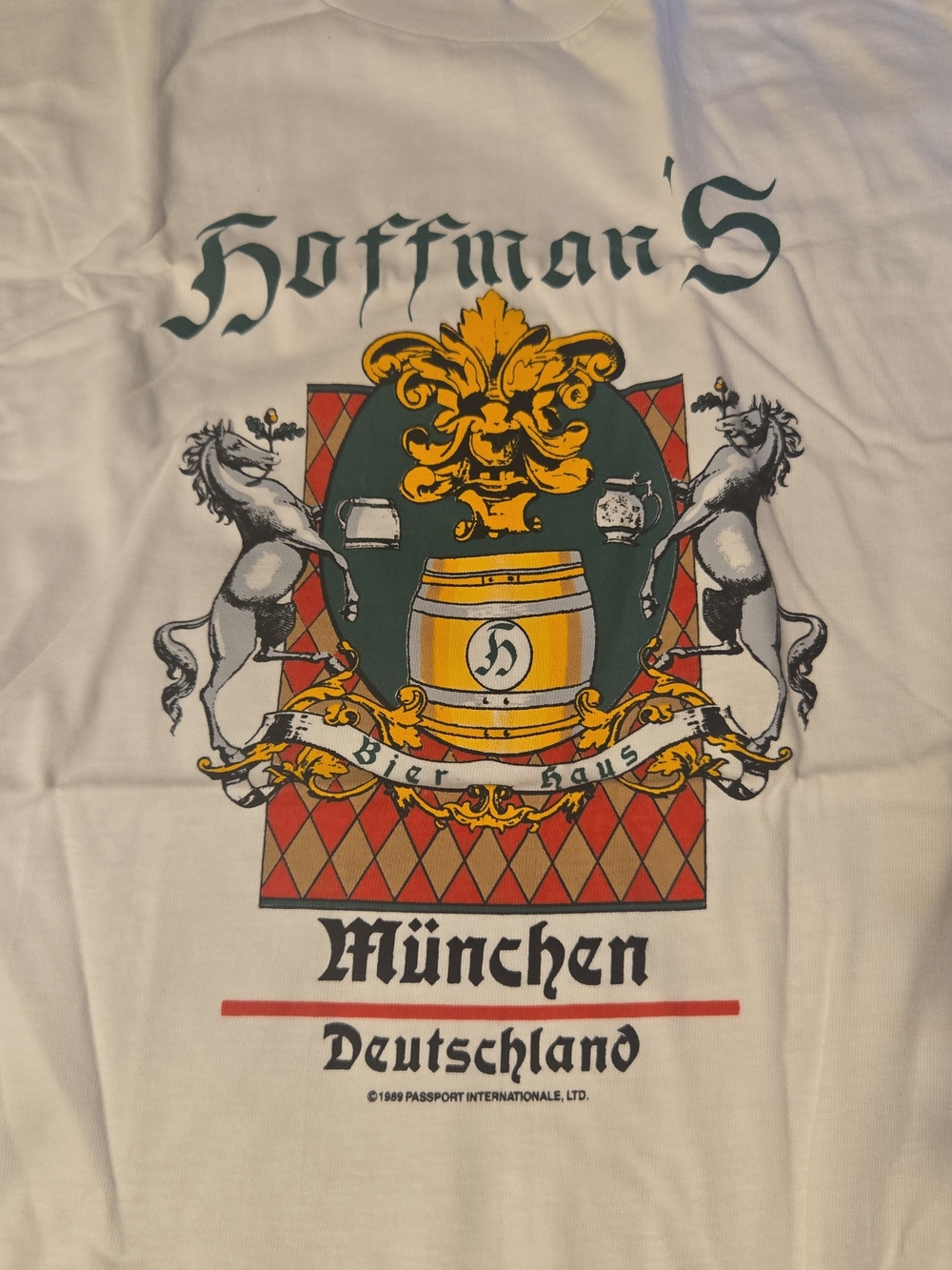 Vintage 1989 München Deutchlano Beer Tshirt, size Large